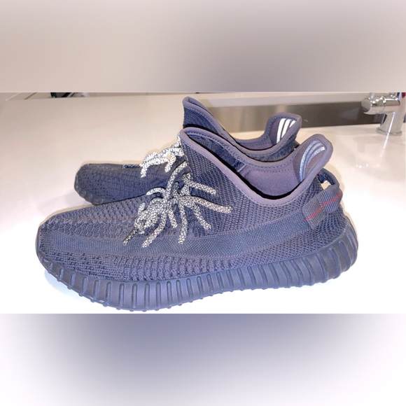 Adidas Yeezy Boost 350 V2 'Static Black (Reflective)' Men's US SIZE:9